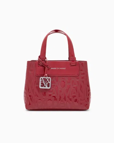 Armani Exchange Shoppers In Red