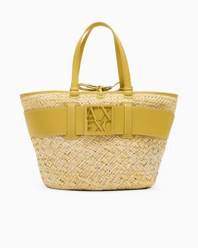 Armani Exchange Shoppers In Yellow