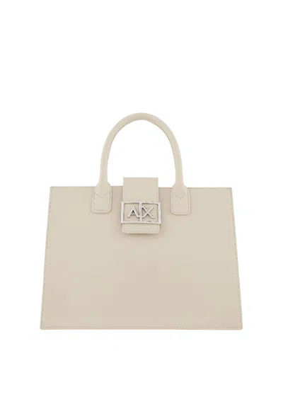 Armani Exchange Shopping Bag Woman  Xw000305af12039-u1095 Beige In Sand