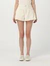 Armani Exchange Short  Woman Color Yellow Cream In Yellow Cream