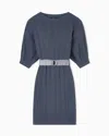 Armani Exchange Short Dresses In Gray
