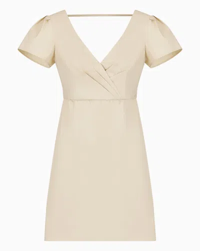 Armani Exchange Short Dresses In Beige