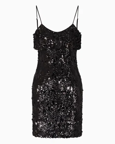 Armani Exchange Short Dresses In Black