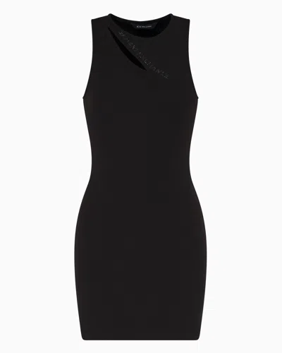 ARMANI EXCHANGE SHORT JERSEY SHEATH DRESS