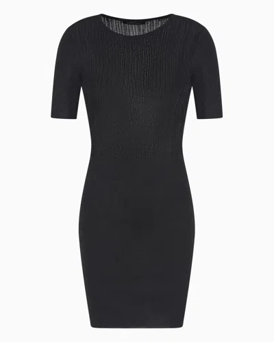 Armani Exchange Short Dresses In Black