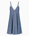 Armani Exchange Short Dresses In Blue