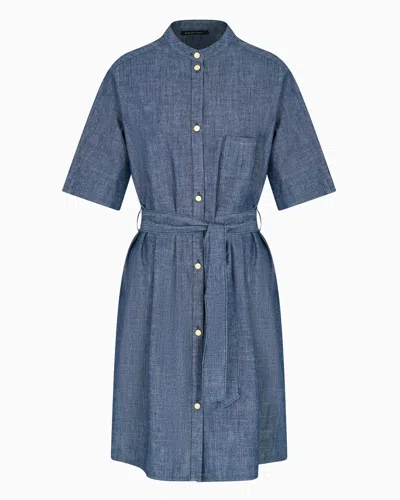 Armani Exchange Short Dresses In Blue