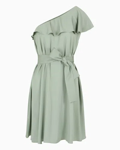 Armani Exchange Short Dresses In Green