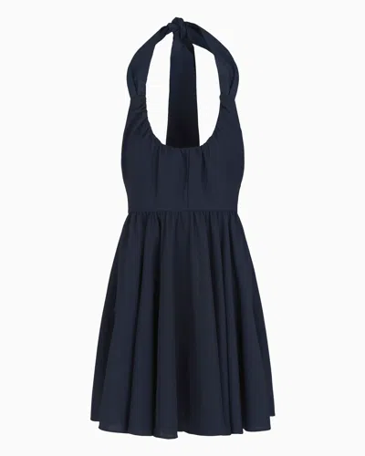 Armani Exchange Short Dresses In Navy Blue