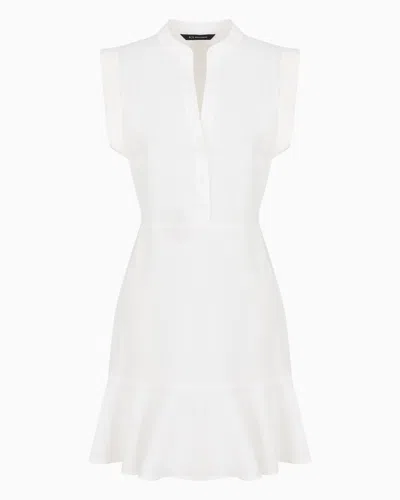 Armani Exchange Short Dresses In White