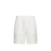 Armani Exchange Short Droit En Coton In Beige
