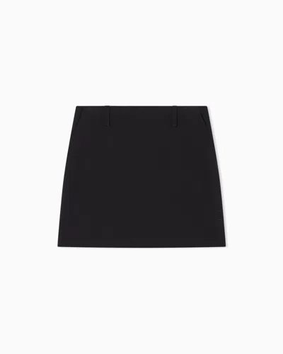 Armani Exchange Short Skirts In Black