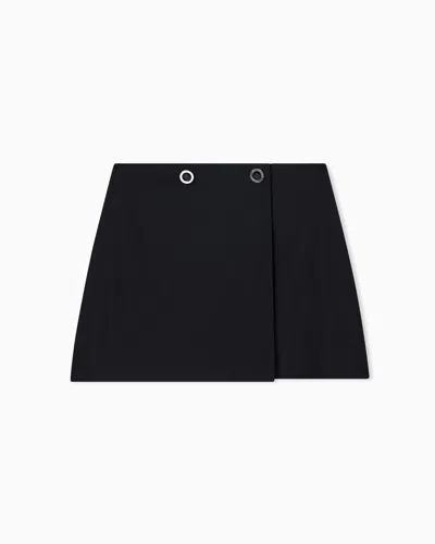 Armani Exchange Short Skirts In Black