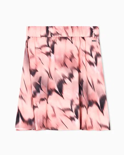 Armani Exchange Short Skirts In Gold