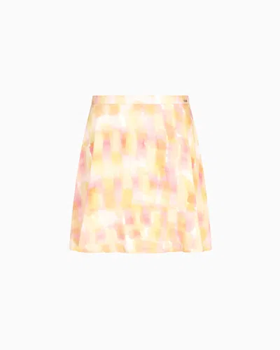 Armani Exchange Short Skirts In Pink