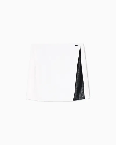 Armani Exchange Short Skirts In White