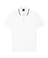 Armani Exchange Short Sleeve Polo Shirt In White