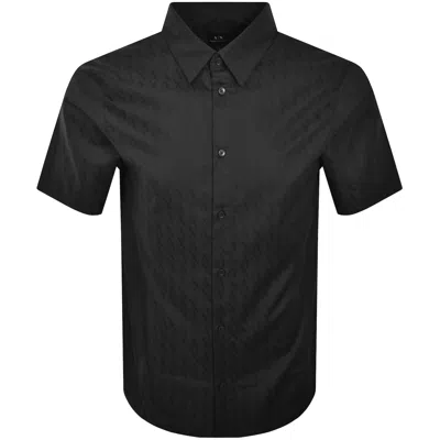 Armani Exchange Short Sleeve Shirt Black
