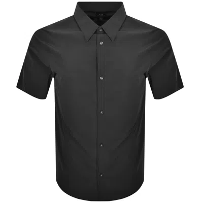Armani Exchange Short Sleeve Shirt Black