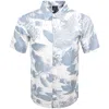 Armani Exchange Short Sleeve Shirt Blue In Blue