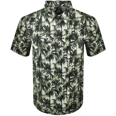 Armani Exchange Short Sleeve Shirt Green