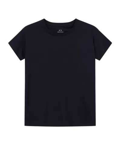 Armani Exchange Short Sleeve T-shirt In Black