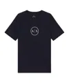 Armani Exchange Short Sleeve T-shirt In Blue