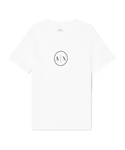Armani Exchange Short Sleeve T-shirt In White