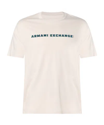 Armani Exchange Short Sleeve T-shirt In White