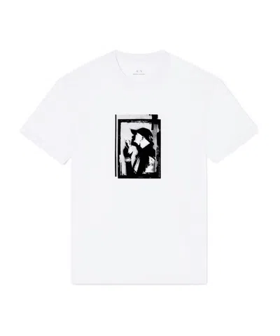 Armani Exchange Short Sleeve T-shirt In White