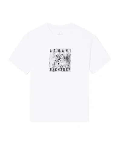 Armani Exchange Short Sleeve T-shirt In White