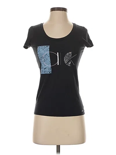 Pre-owned Armani Exchange Short Sleeve T-shirt In Black