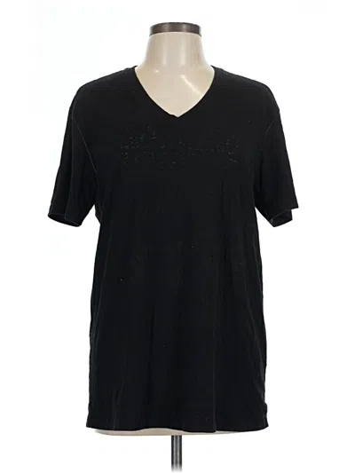 Pre-owned Armani Exchange Short Sleeve T-shirt In Black