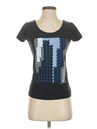 Pre-owned Armani Exchange Short Sleeve T-shirt In Blue