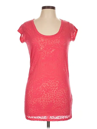 Pre-owned Armani Exchange Short Sleeve T-shirt In Pink