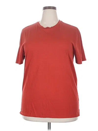 Pre-owned Armani Exchange Short Sleeve T-shirt In Red
