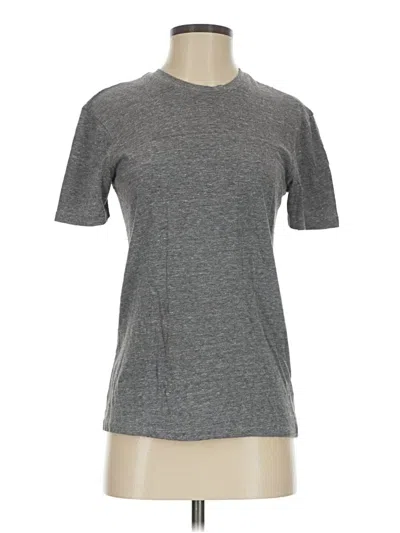 Pre-owned Armani Exchange Short Sleeve Turtleneck In Gray