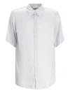 Armani Exchange 6rzc04 Ax Printed Ss Shirt In White