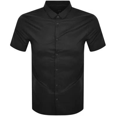 Armani Exchange Short Sleeved Shirt Black
