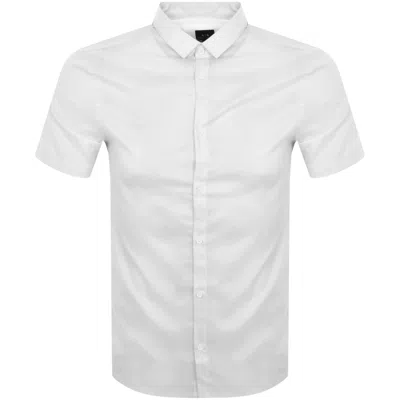 Armani Exchange Short Sleeved Shirt White