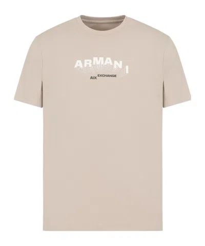 Armani Exchange Short-sleeved T-shirt In Nude
