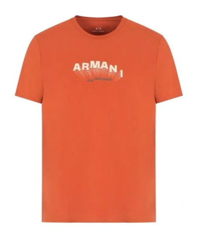 Armani Exchange Short-sleeved T-shirt In Red