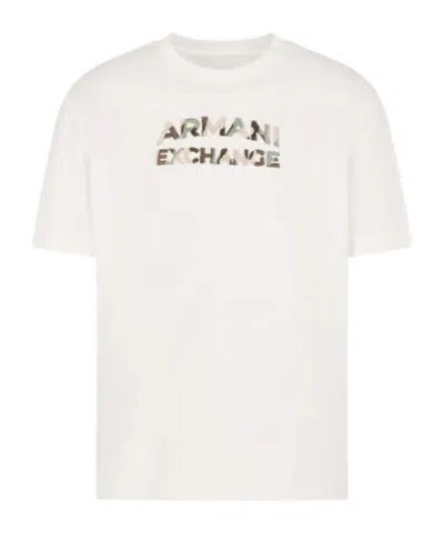 Armani Exchange Short-sleeved T-shirt In White