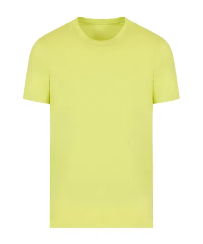 Armani Exchange Short-sleeved T-shirt In Yellow