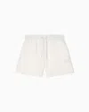 Armani Exchange Shorts In Technical Fabric In White
