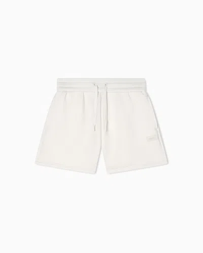 Armani Exchange Shorts In Technical Fabric In White