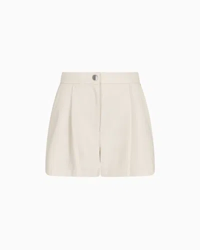 Armani Exchange Shorts In White