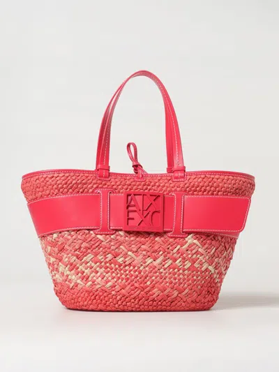 Armani Exchange Shoulder Bag  Woman Color Coral