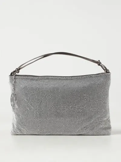 Armani Exchange Shoulder Bag  Woman In Silver