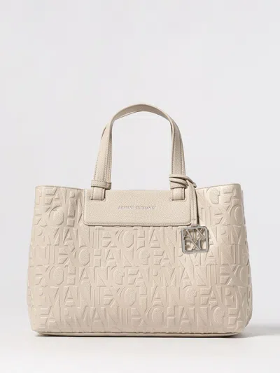 Armani Exchange Shoulder Bag  Woman Color Yellow Cream